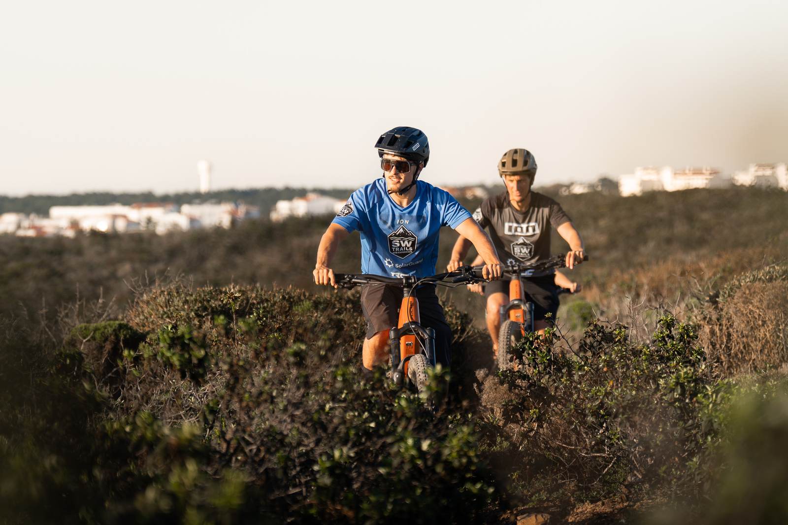 Mountain biking on the Sunset Ride tour in the Algarve